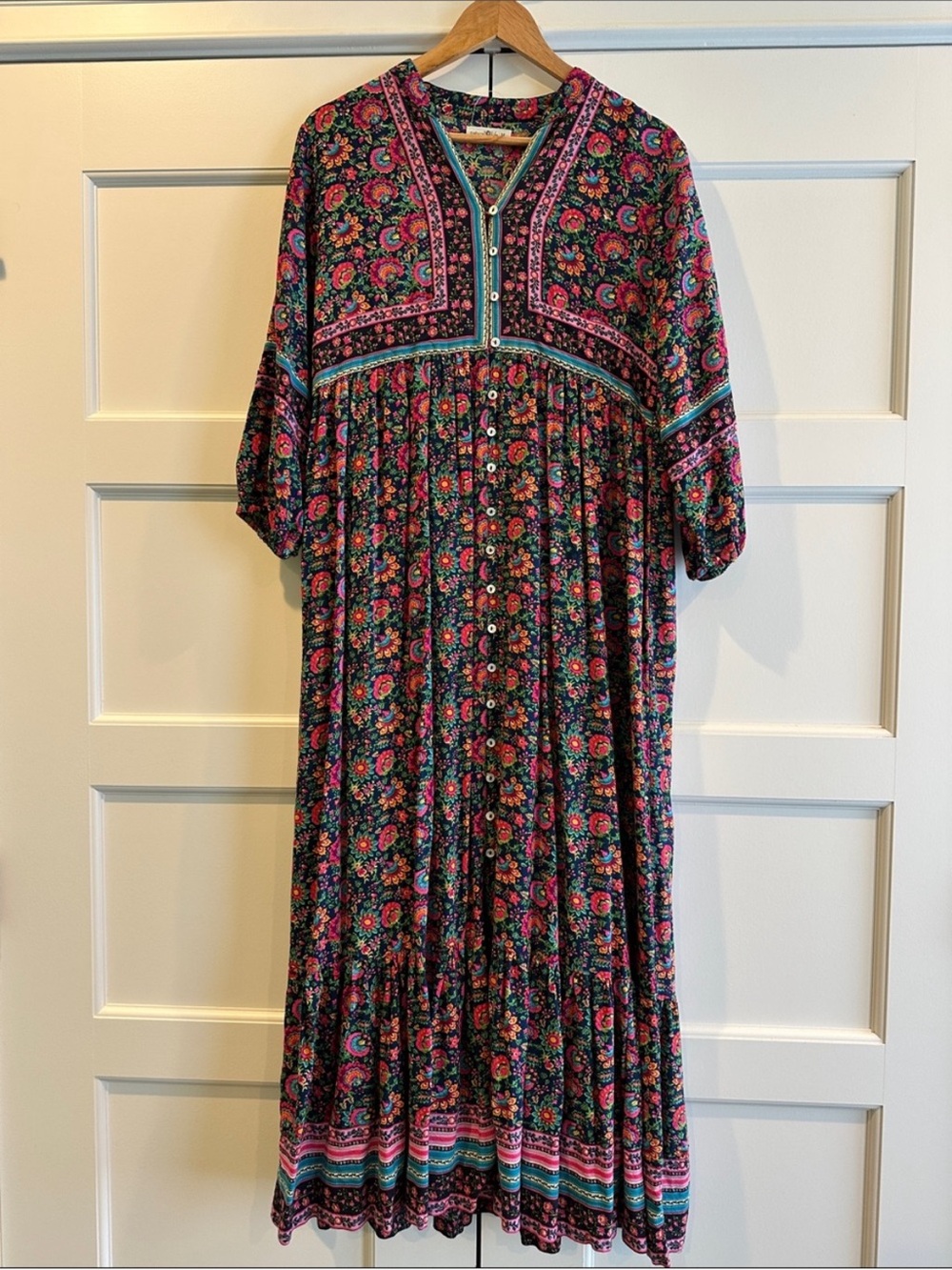 Natural life floral maxi dress size small - Picture 2 of 15